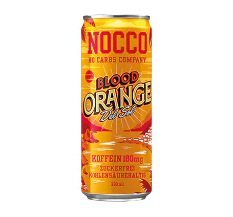 NOCCO BCAA Blood Orange 33 cl Dose (auf Anfrage)