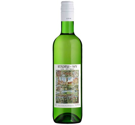 Städtli Wy Bremgarten weiss AOC Aargau, Nauer (Auf Anfrage)