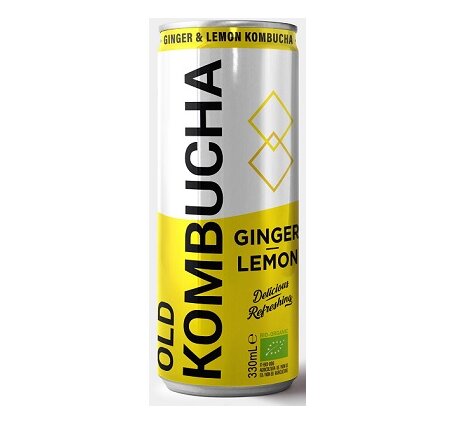 Old Kombucha Bio Ginger-Lemon 33 cl Dose 