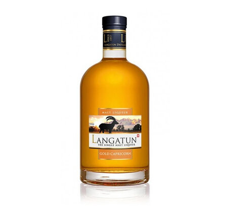 Gold Capricorn Whisky Liqueur Langatun Swiss Premium 