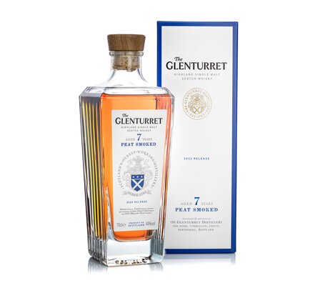 Whisky Glenturret 7 years Peat Smoked Single Malt, Bottling 2022 