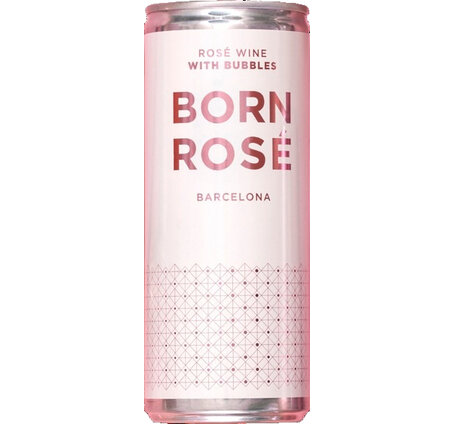 Born Rosé Barcelona Rosé Wine with Bubbles BIO VEGAN 25 cl Dose
