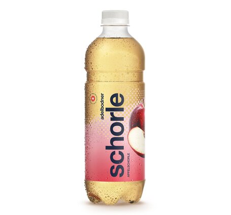 Adelbodner Apfelschorle 50 cl PET EW (auf Anfrage – kein Rückgaberecht)