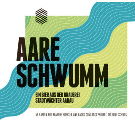 Stadtwächter Aareschwumm Summer Ale Aarau 33 cl EW Flasche (auf Anfrage) 