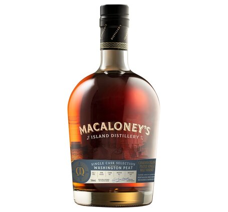 Whisky Macaloney's Washington Peat Canadian Single Malt (solange Vorrat)