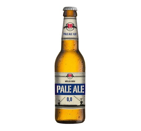 Müller Bräu Pale Ale alkoholfrei 0.0% 24er Har. 33 cl (voraussichtlich Mitte Mai 2026 wieder verfügbar)