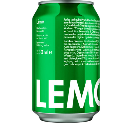 LemonAid Lime Bio-Limetten-Limonade Dose 12-Pack