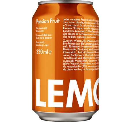 LemonAid Passion Fruit Bio-Maracuja-Limonade Dose 12-Pack