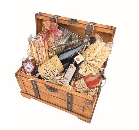 Feinkost-Geschenk "Schatztruhe" (kein Postversand)