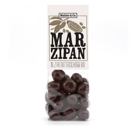 Mahler Marzipan in Zartbitterschoggi Bio 170g