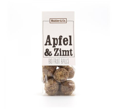 Mahler Apfel & Zimt Fruit Balls Bio 100g
