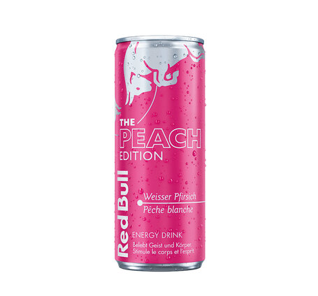 Red Bull Peach Edition Weisser Pfirsich Energy Drink