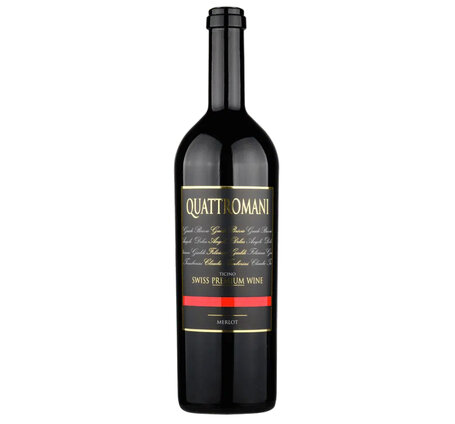 Quattromani Merlot Ticino DOC Swiss Premium Wine