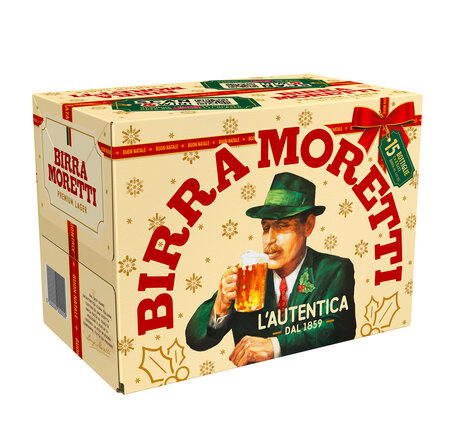 Birra Moretti L’Autentica, 15-Pack EW 33 cl XMAS-Promotion netto