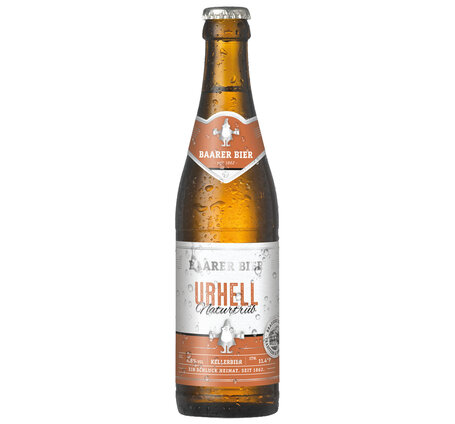 Urhell Naturtrüb Brauerei Baar 10er Harass 33 cl Flaschendepot -.30 (auf Anfrage)