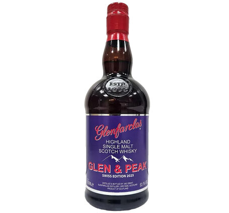 Glenfarclas Highland Single Malt Scotch Whisky Glen & Peak 10 Jahre Swiss Edition 2025