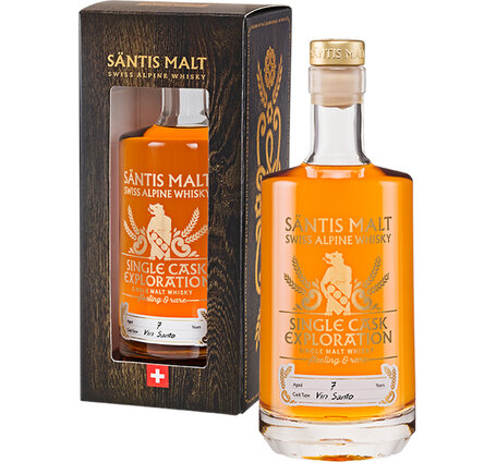 Säntis Malt Vin Santo Single Cask Exploration 7 years old Swiss Alpine Whisky 