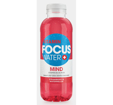 Focuswater Mind Erdbeere & Wassermelone EW PET, 6-Pack