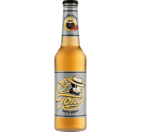 El Tony Mate ZERO 33 cl EW Flasche 