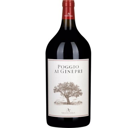 Poggio ai Ginepri 3 Liter Doppel-Magnum ROSSO Tenuta Argentiera DOC Bolgheri Toscana