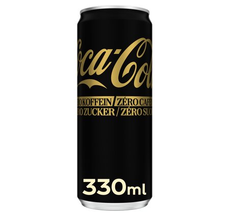 Coca-Cola zero koffeinfrei 33cl Dosen (hoch) 6-Pack (ab ca. Mitte/Ende März erhältlich)