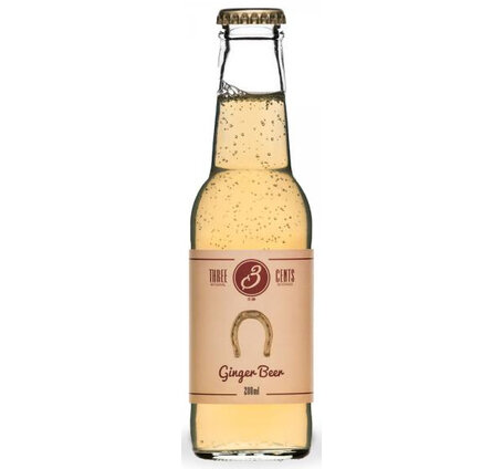 Three Cents Ginger Beer EW-Flasche 4-Pack (auf Anfrage)