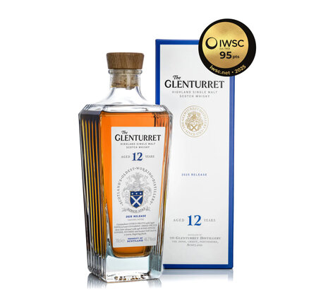 Whisky Glenturret 12 years Single Malt, Bottling 2025
