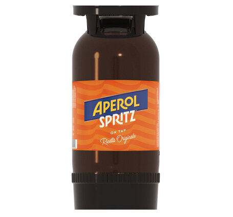 Aperol Spritz on Tap 20 L Einweg-PET-Container Fertig-Getränk für 100 Drinks (auf Anfrage)