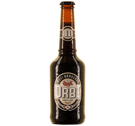 Öufi-Bier Orbi dunkles Lager 33 cl 20er Harass (auf Anfrage)