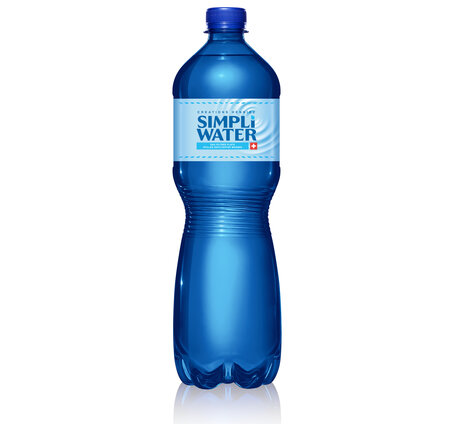 Simpli Water Blau ohne Kohlensäure 1 L PET EW 6-Pack (auf Anfrage)