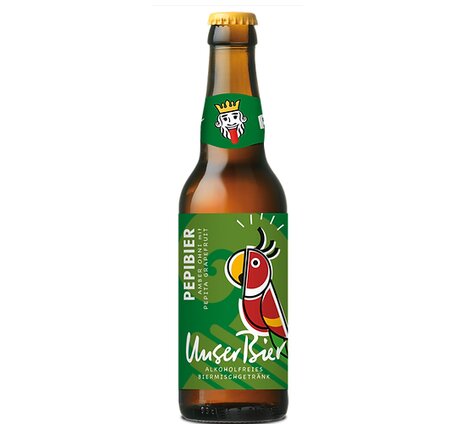 Unser Bier Pepibier Alkoholfreies Biermischgetränk <0.3 vol.% 33 cl MW Depot -.30 (auf Anfrage) 