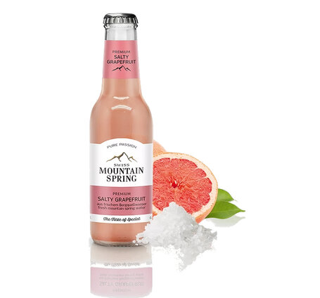 Swiss Mountain Spring Salty Grapefruit 2 dl. EW Glas (auf Anfrage)