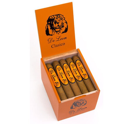 Clàsico Robusto, De Leon Premium Cigars in 3er Box