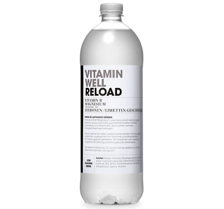 Vitamin Well Reload 1.15 L PET 6-Pack (auf Anfrage – kein Rückgaberecht) (ab anfangs September wieder Verfügbar)