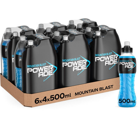 Powerade Mountain Blast 500 ml (6x 4-Pack)