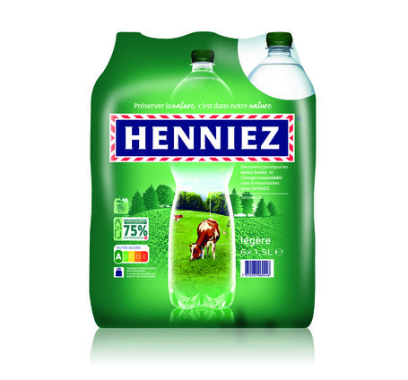 Henniez grün 1.5 L PET EW 6-Pack wenig Kohlensäure