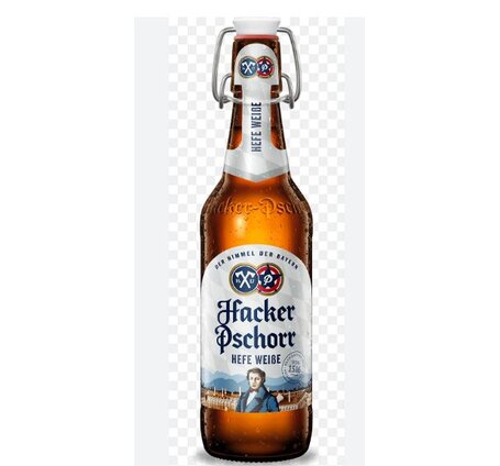 Hacker-Pschorr Hefe Weisse Naturtrüb Hefe-Weissbier Bügelflasche Depot -.50