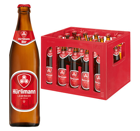 Hürlimann Lager 20er Harass 50cl