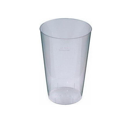 Becher glasklar PS 3 dl kleinstmögl. Best.Einh.: 25 Stück (20 Stangen = 1Karton)