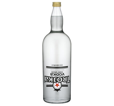 Trojka weiss Pure Vodka 450 cl (ausverkauft, wird nicht mehr als 450cl produziert)