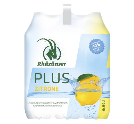 Rhäzünser Plus Lemon 1.5 L 6-Pack PET EW