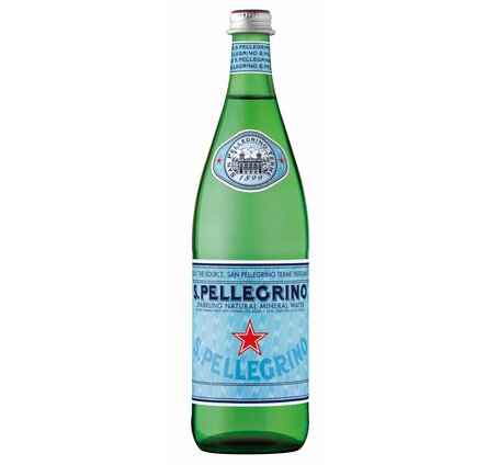 S.Pellegrino 75 cl Glas (-.50 Depot) Mineral mit Kohlensäure