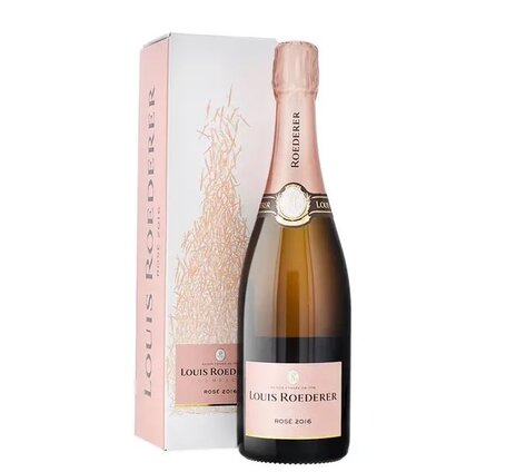 Champagne Louis Roederer Rosé Vintage in Geschenkbox (zurzeit ausverkauft, Frühjahr 2022 wieder lieferbar)