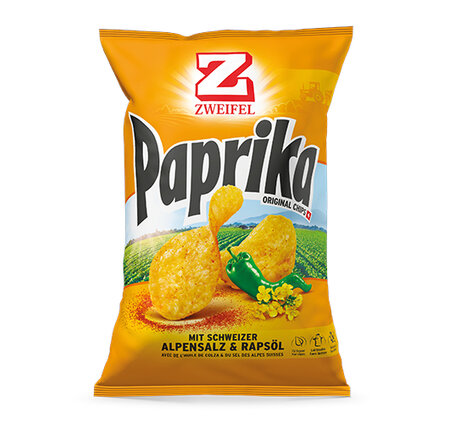 Zweifel Original Chips Paprika Familie 280g (ohne Rückgaberecht)