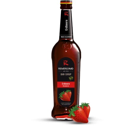 Strawberry Erdbeer-Bar-Sirup alkoholfrei Riemerschmid