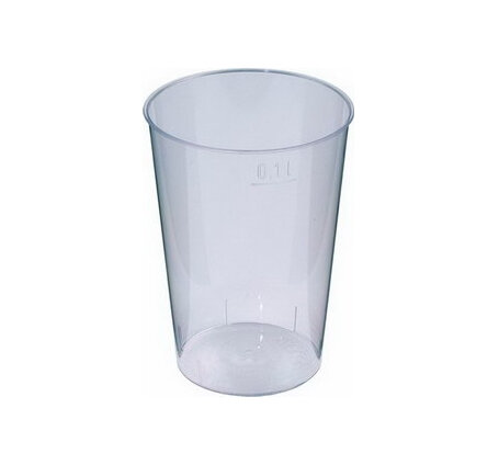 Becher 1 dl weich, SBC glasklar, glatt, unzerbrechlich, splitterfrei
kleinstmögl. Best.Einh.: 40 (25 Stangen = 1 Karton)