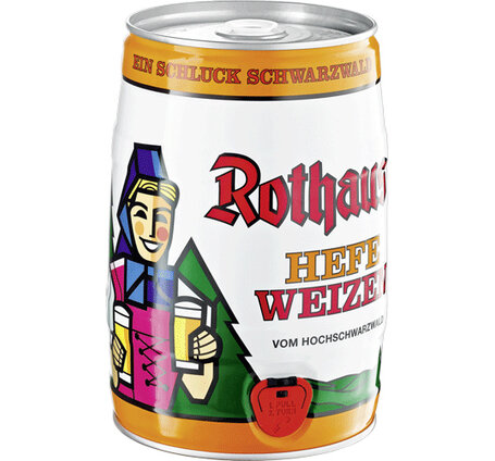 Rothaus-Hefe Weizen 5 L Party-Fass