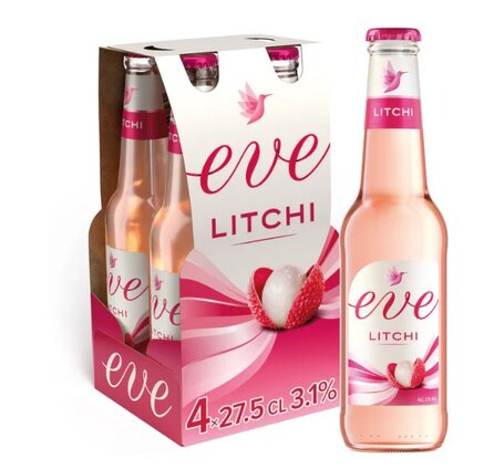 Eve Litchi 4-Pack EW-Flasche