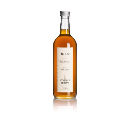 Minze Sirup 70 cl Le Sirupier de Berne Fl.Depot Fr. 1.-