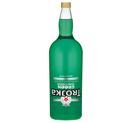 Trojka Green Vodka Liqueur 450 cl (solange Vorrat, wird nicht mehr als 450cl produziert)